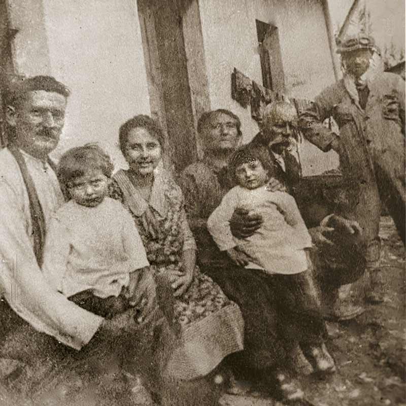 Sandrone family group portrait, 1930s