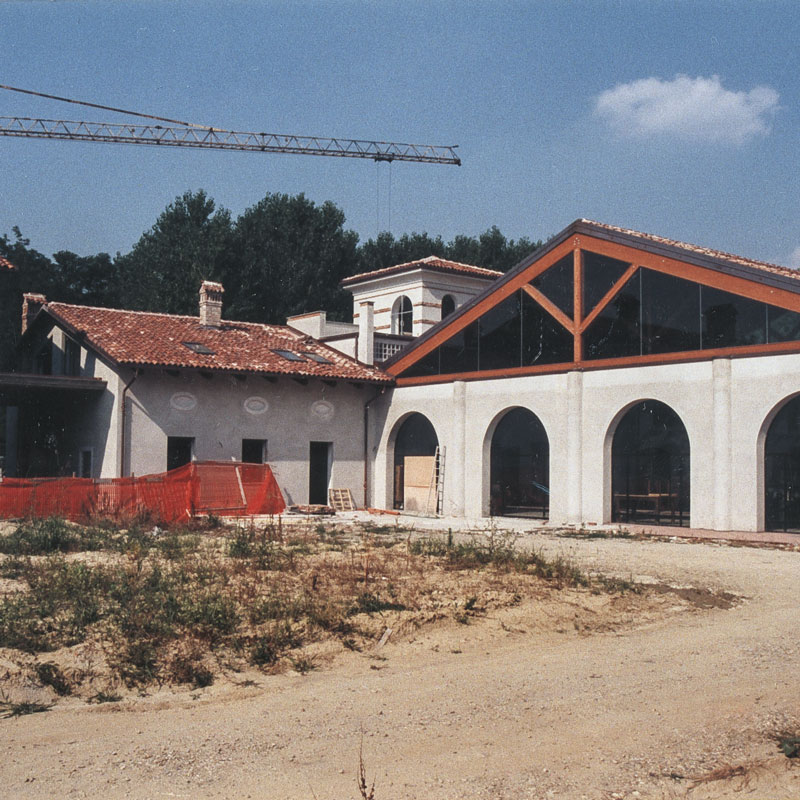 The construction of the new Sandrone cellar